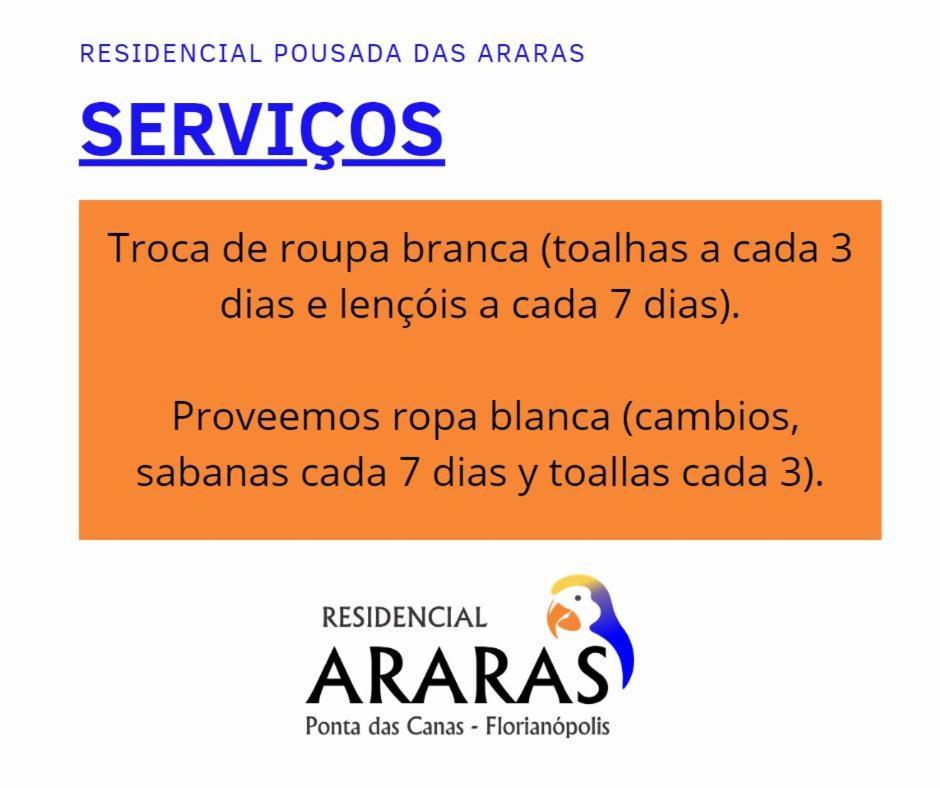Residencial Pousada Das Araras Florianópolis Zewnętrze zdjęcie